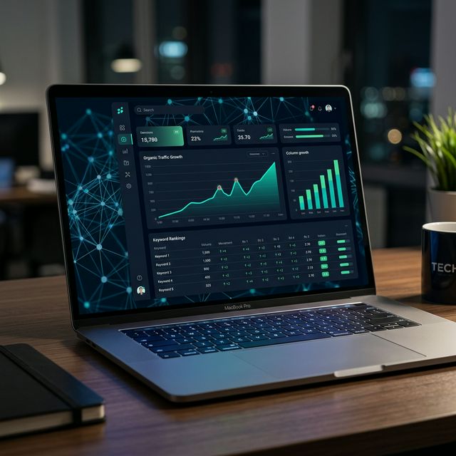 Perathenira SEO Dashboard – Traffic-Analyse und Keyword-Übersicht